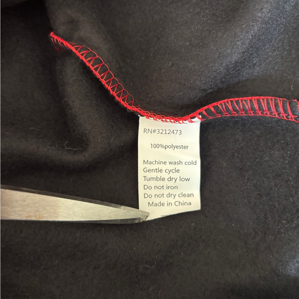 Retro Red and Green Zip-Up Hoodie Pants Track Suit - Picture 7 of 14